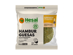 Hamburguesas de garbanzos y calabaza x4 unidades