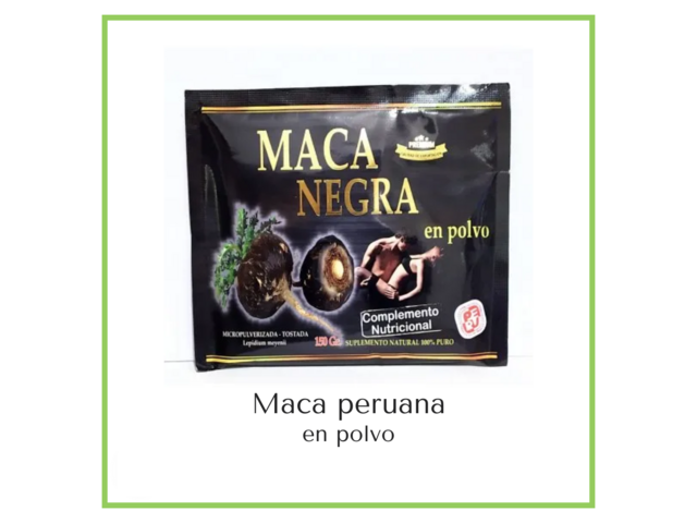 Maca negra en polvo x 150g