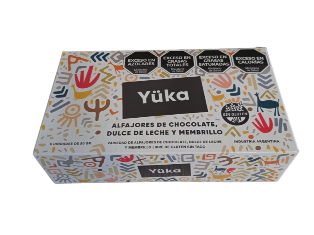 Caja Alfajor Yüka surtido