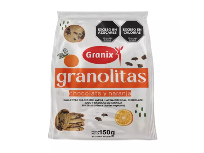 Galletas Granolitas x150g Chocolate y naranja
