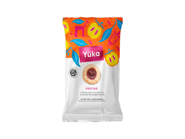Galletas Pepitas YUKA x150g Sin Gluten