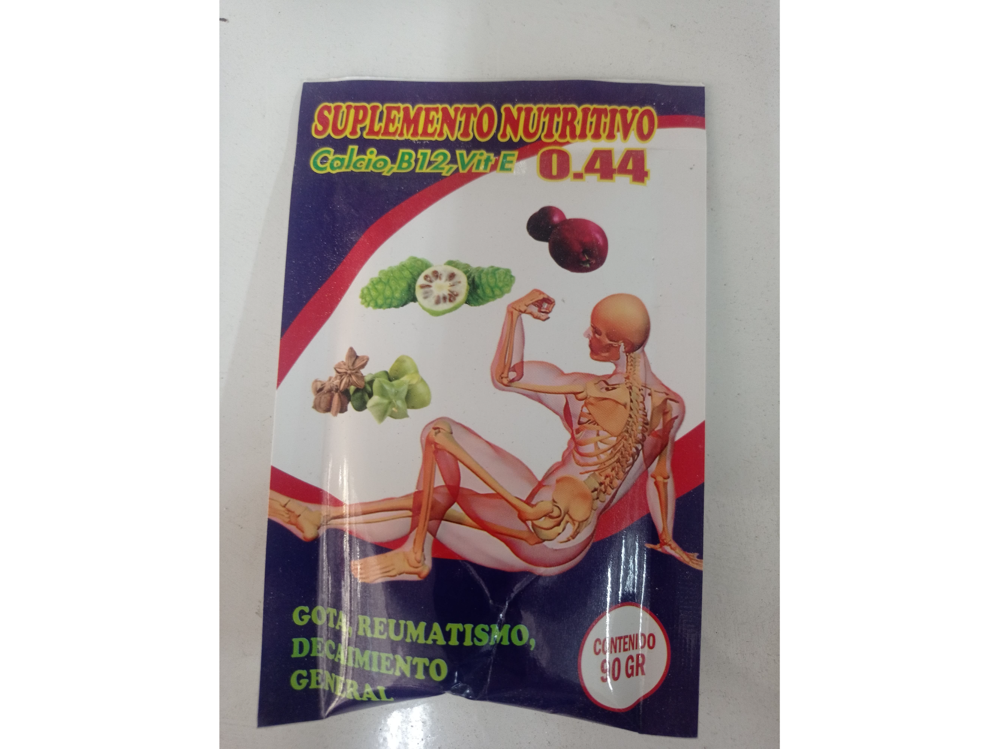 Suplemento Calcio, B12, Vit. E x90g