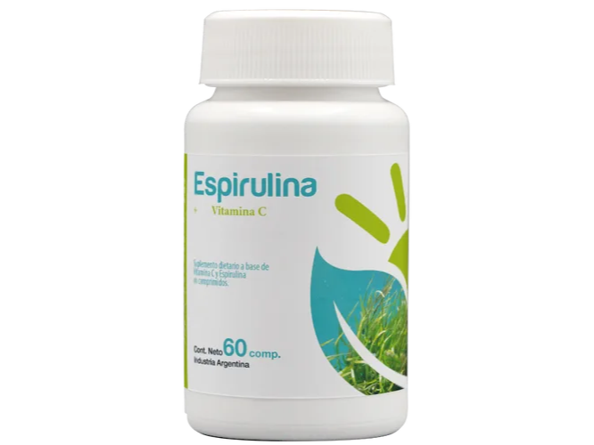Espirulina + Vitamina C x60 comprimidos