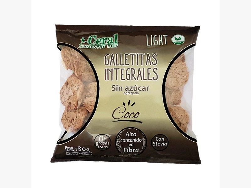 Galletas integrales de Coco x 180G