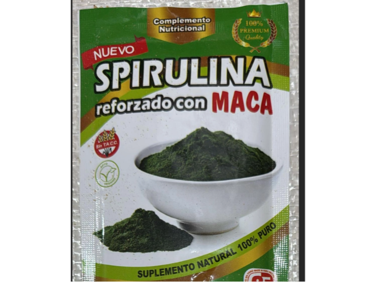SPIRULINA REFORZADO CON MACA