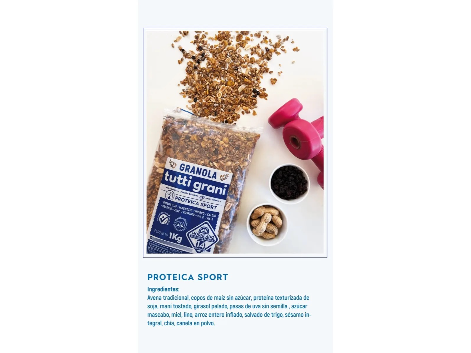 Granola Tutti Grani Protein 1kg