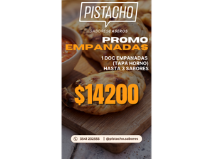 Doc Empanadas CHICAS de Pistacho Sabores Caseros