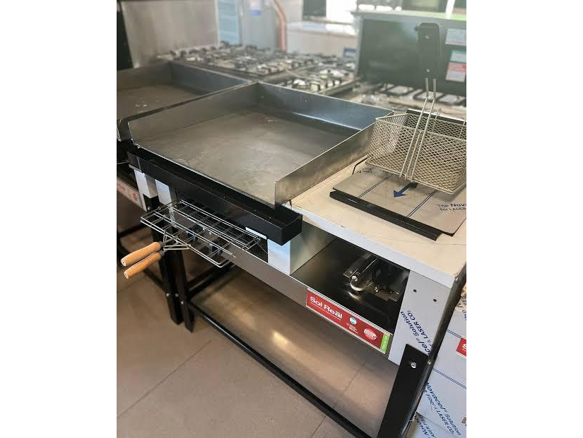plancha y freidora