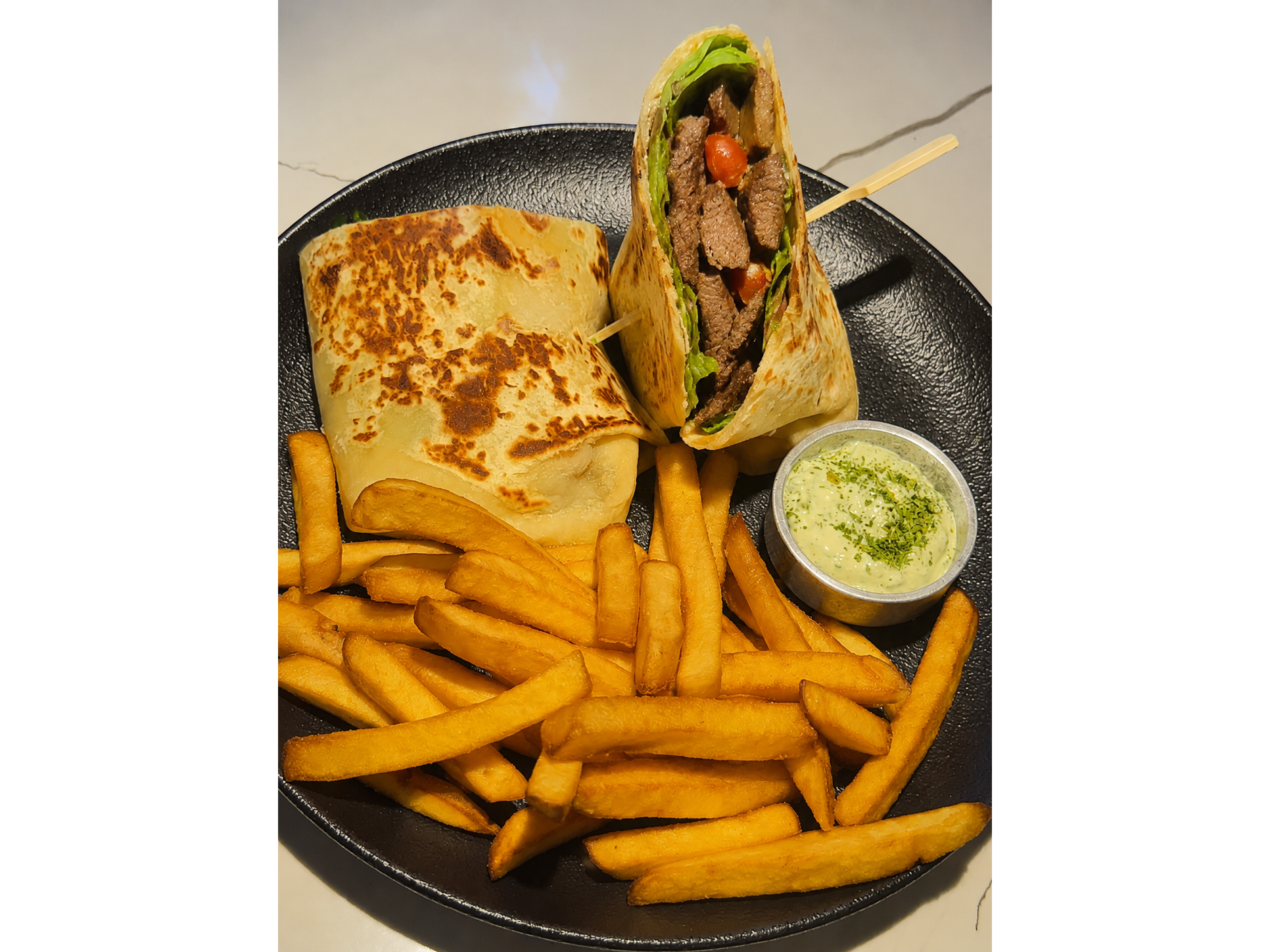 WRAP DE TERNERA Y VEGETALES ASADOS de TREGUA