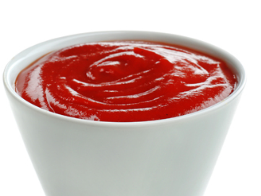 Vaso de ketchup