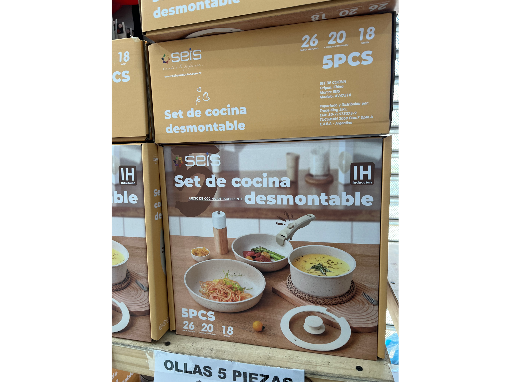 Ollas 5 piezas