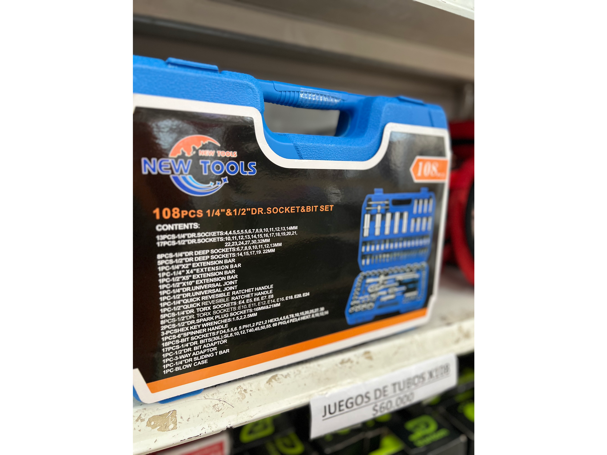 Juego de tubos 108 pcs