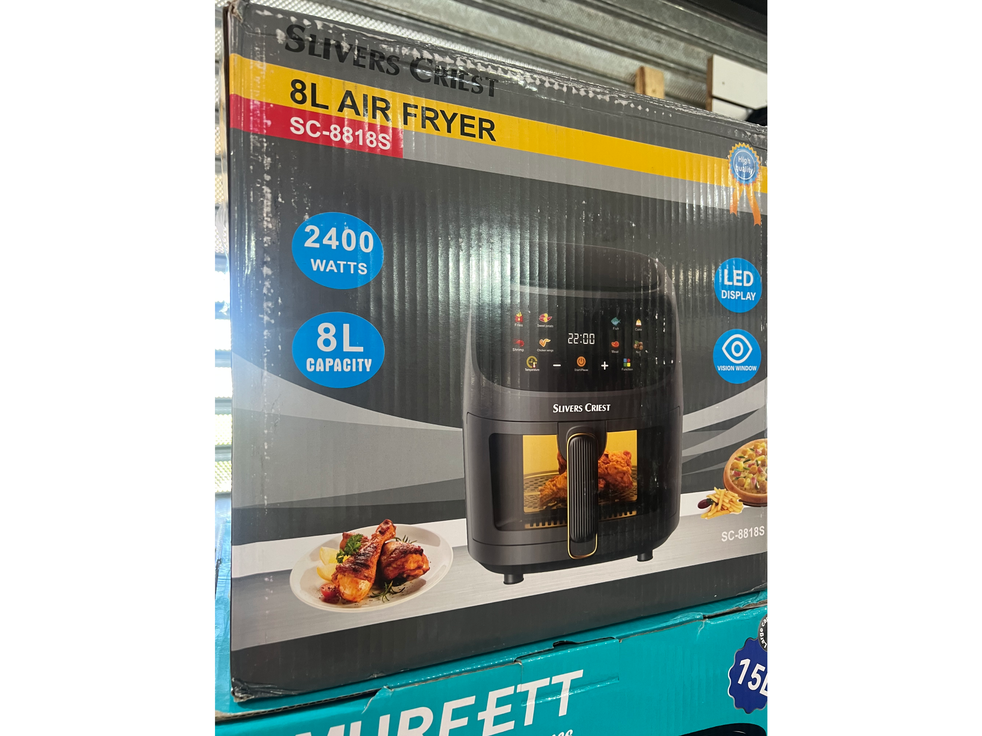 Freidora de aire 8 lts