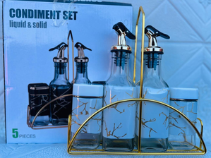 SET CONDIMENTOS 5 PIEZAS de elpiratacba