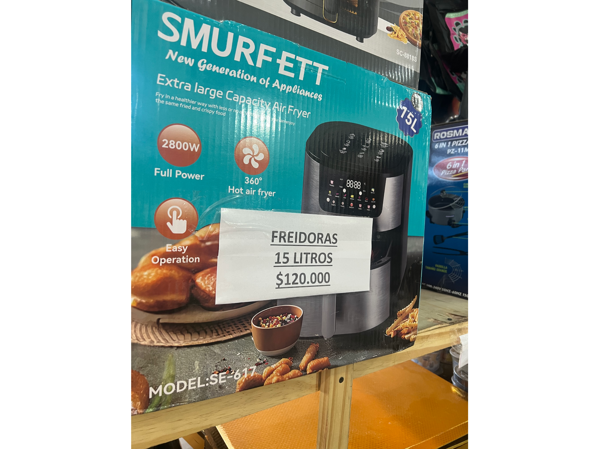 Freidora de aire 15 lts