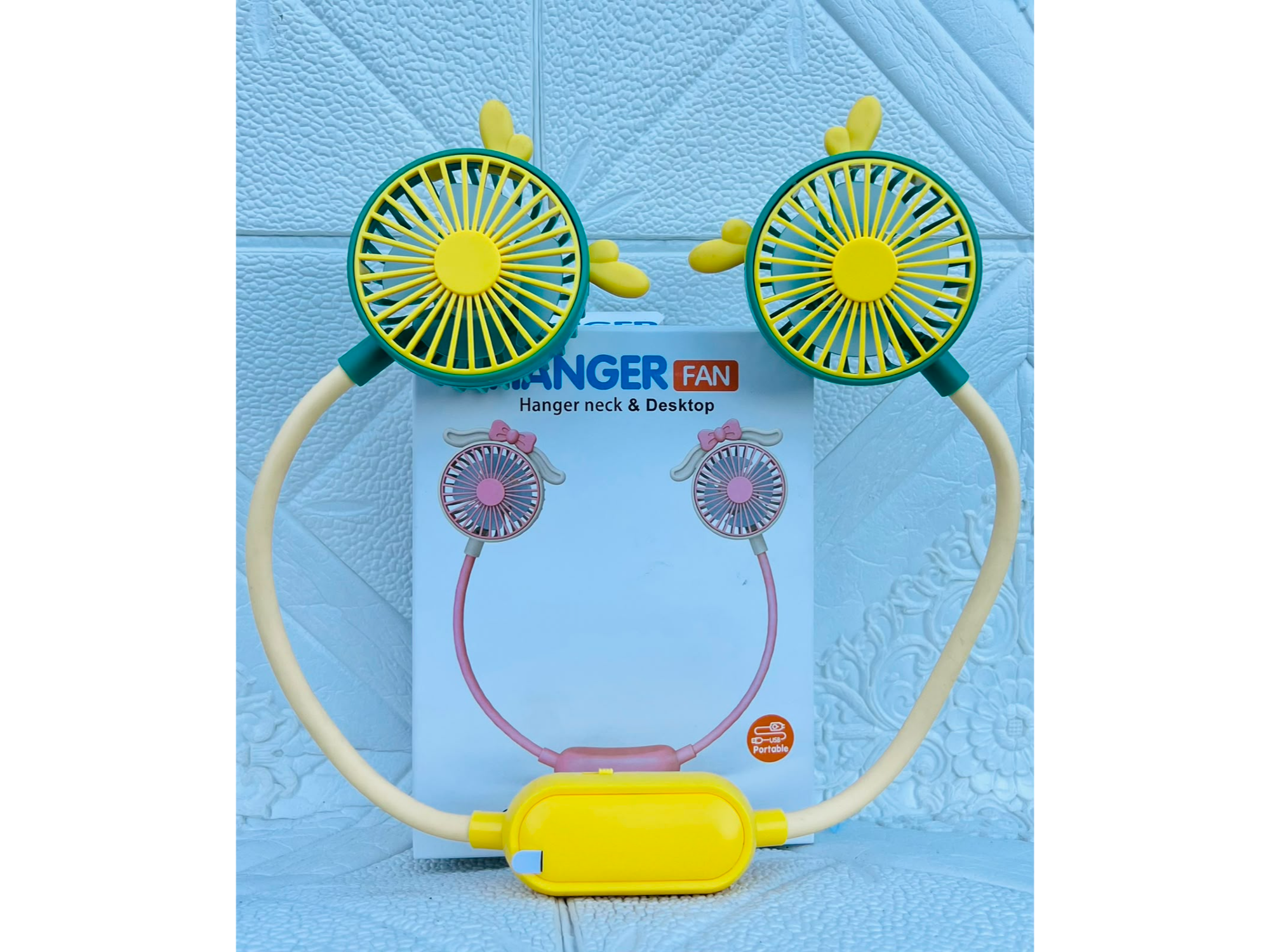 VENTILADOR DOBLE HANGER Y DESKLOP