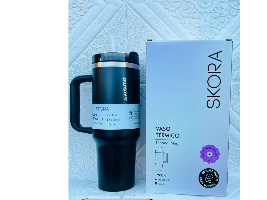 VASO TERMICO 1200ML C/BOMBILLA MO-41847