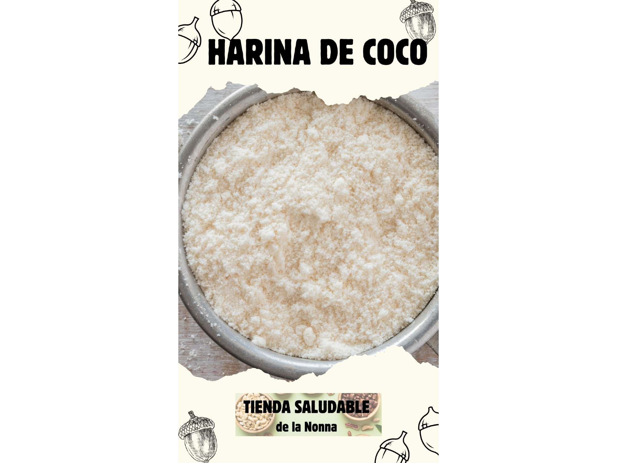 Harina de coco