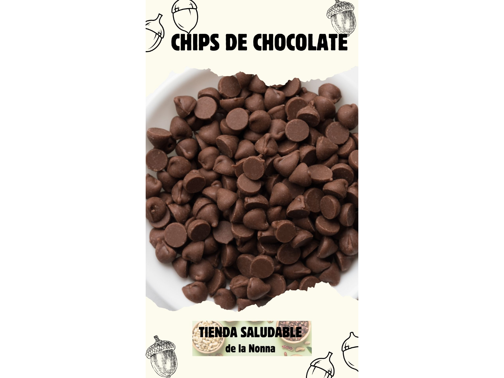 Chips de chocolate negro