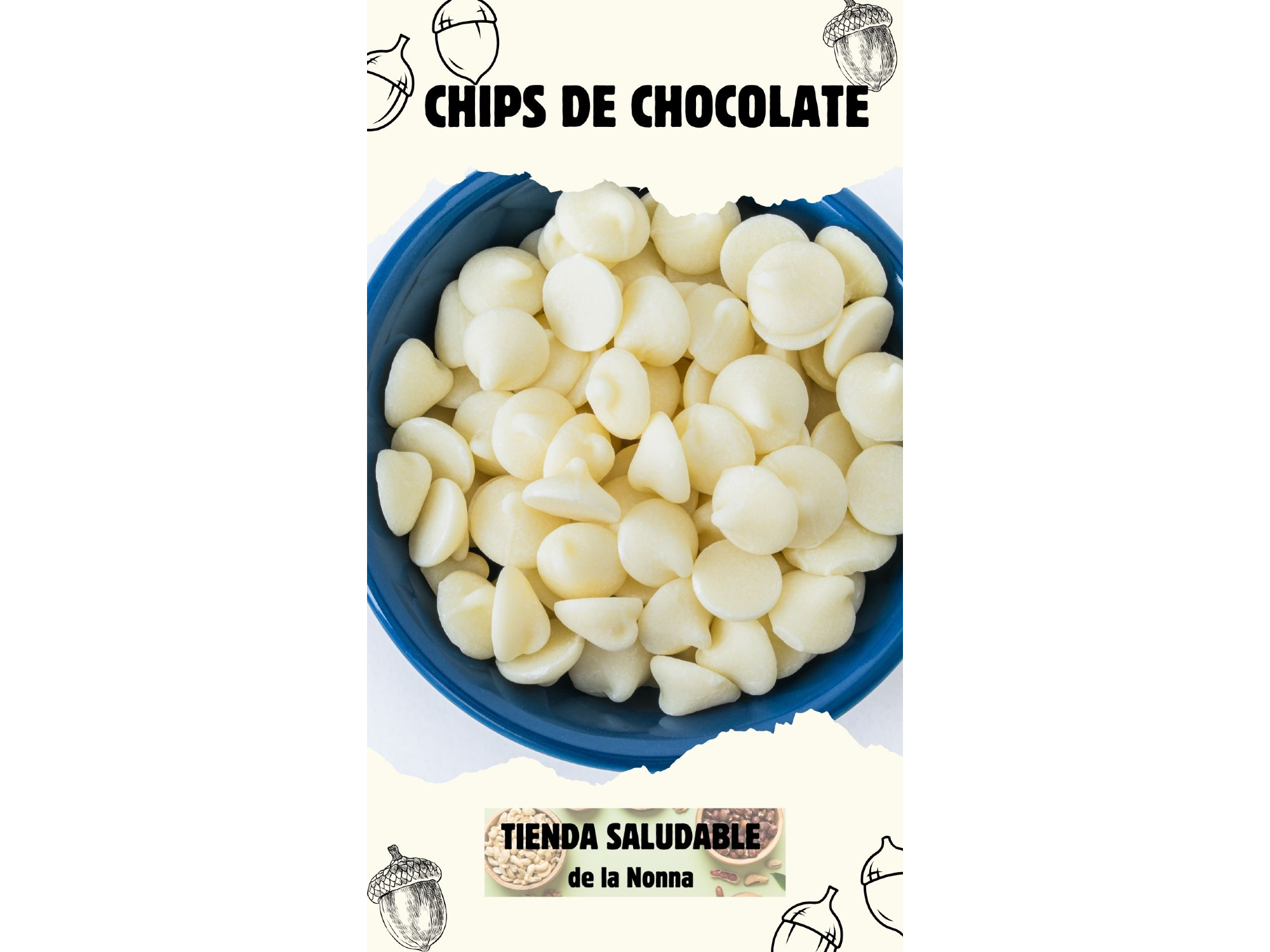 Chips de chocolate blanco