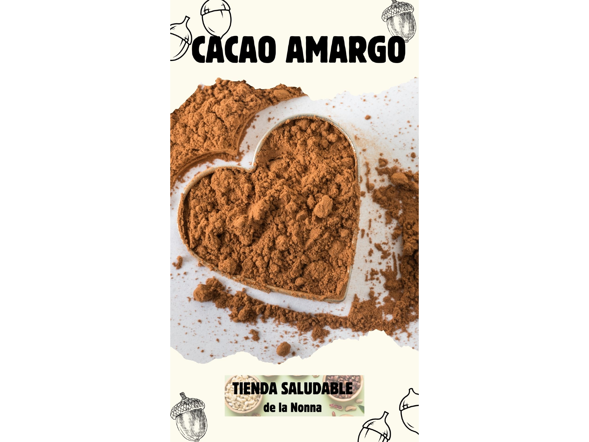 Cacao amargo