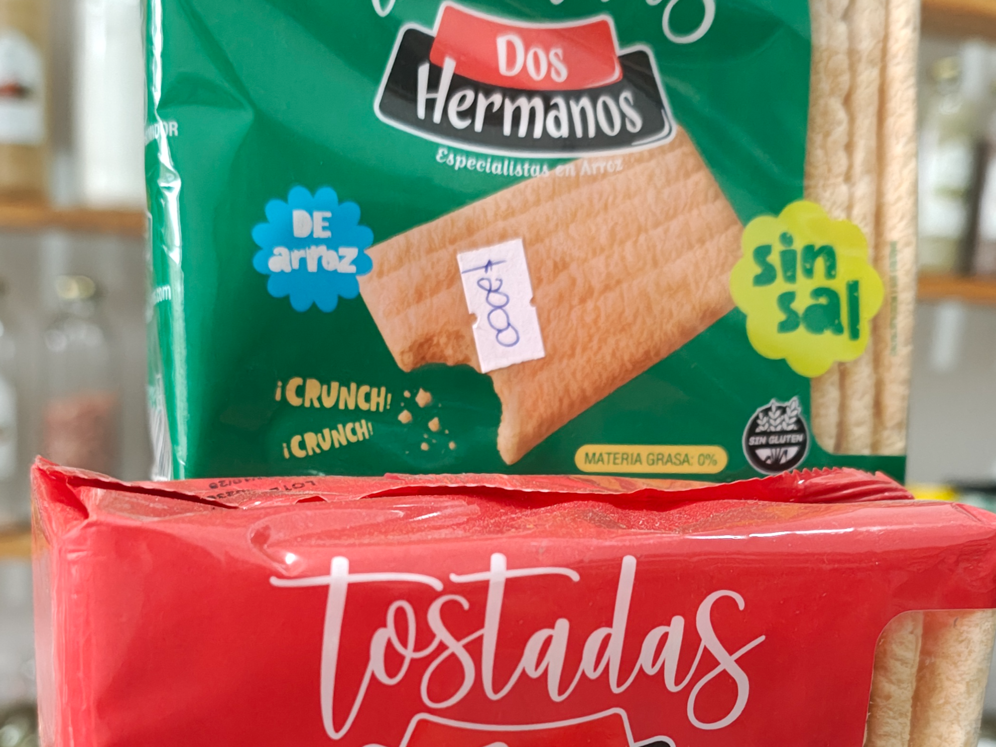 Tostadas de arroz