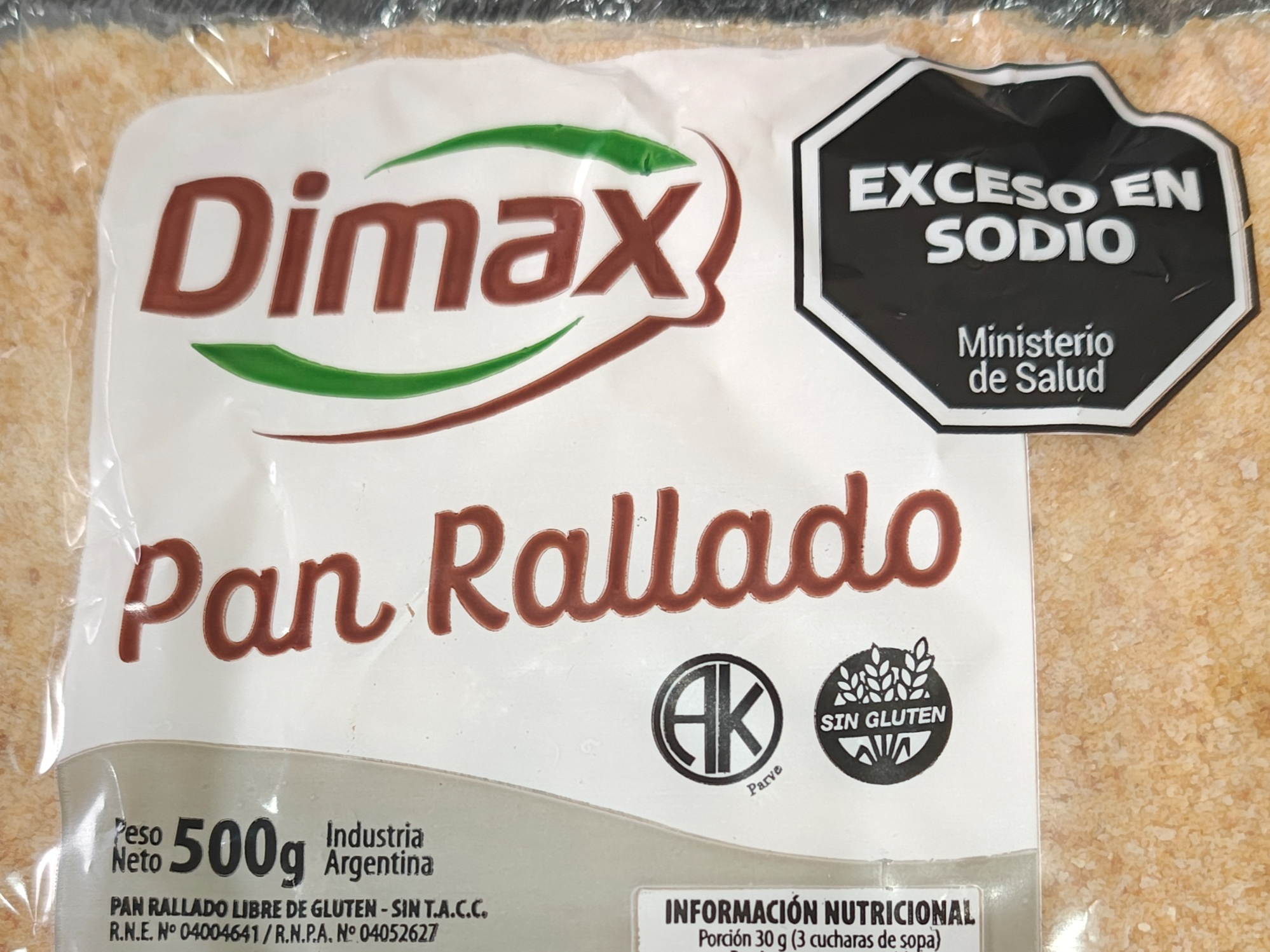 Pan rallado dimax