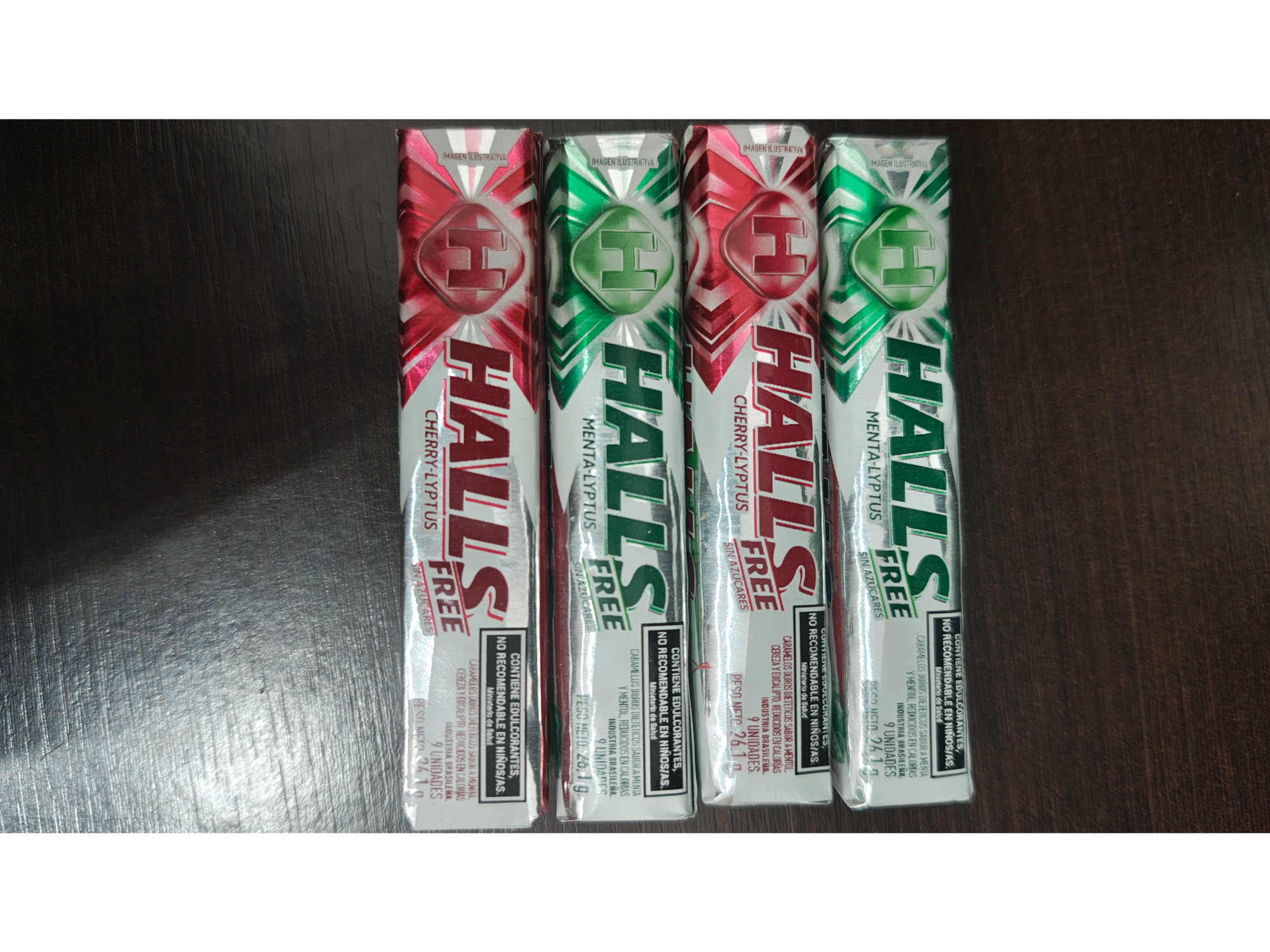 Caramelos Halls sin azúcar