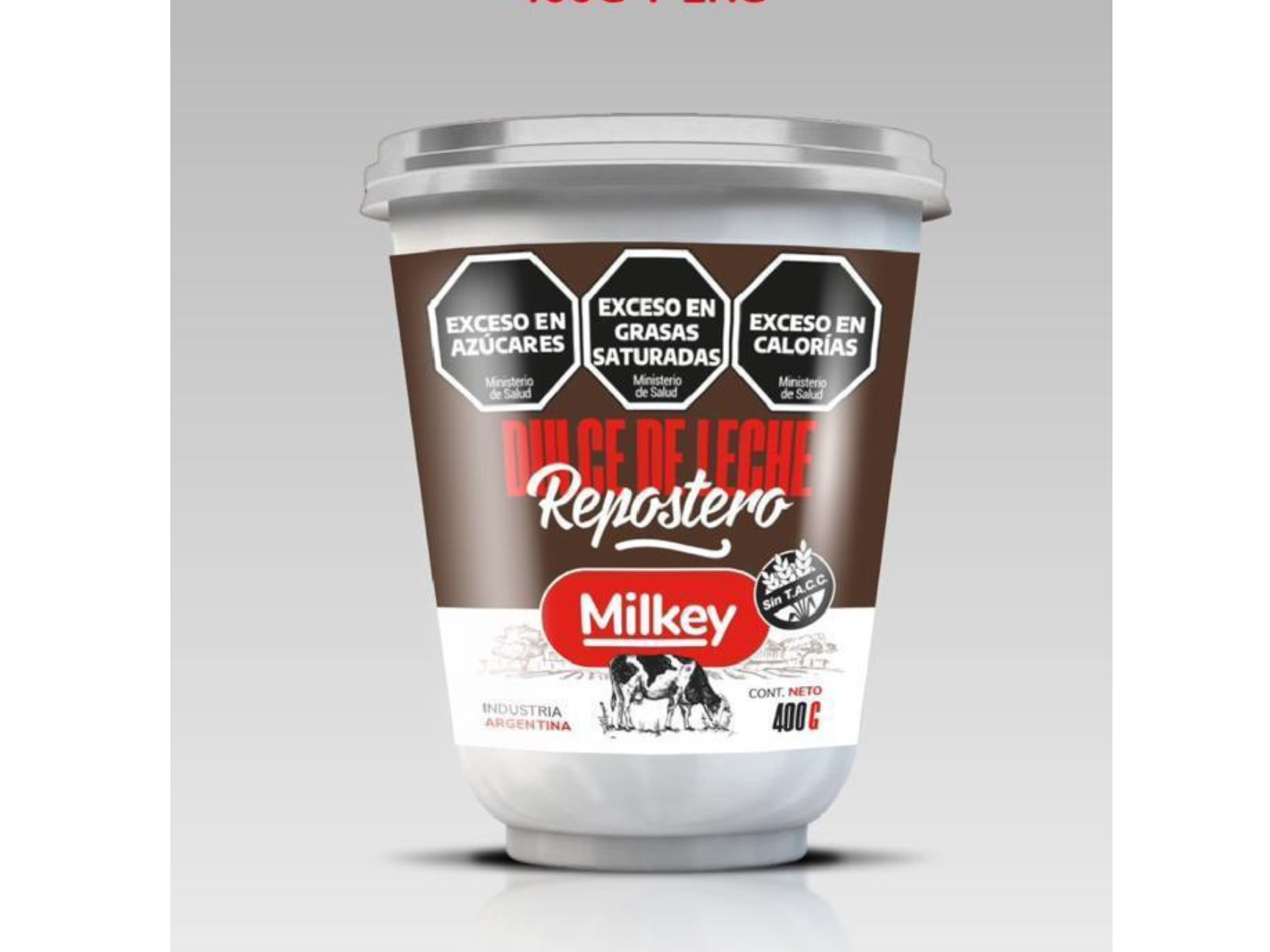 Dulce de leche repostera Milkey 400gr