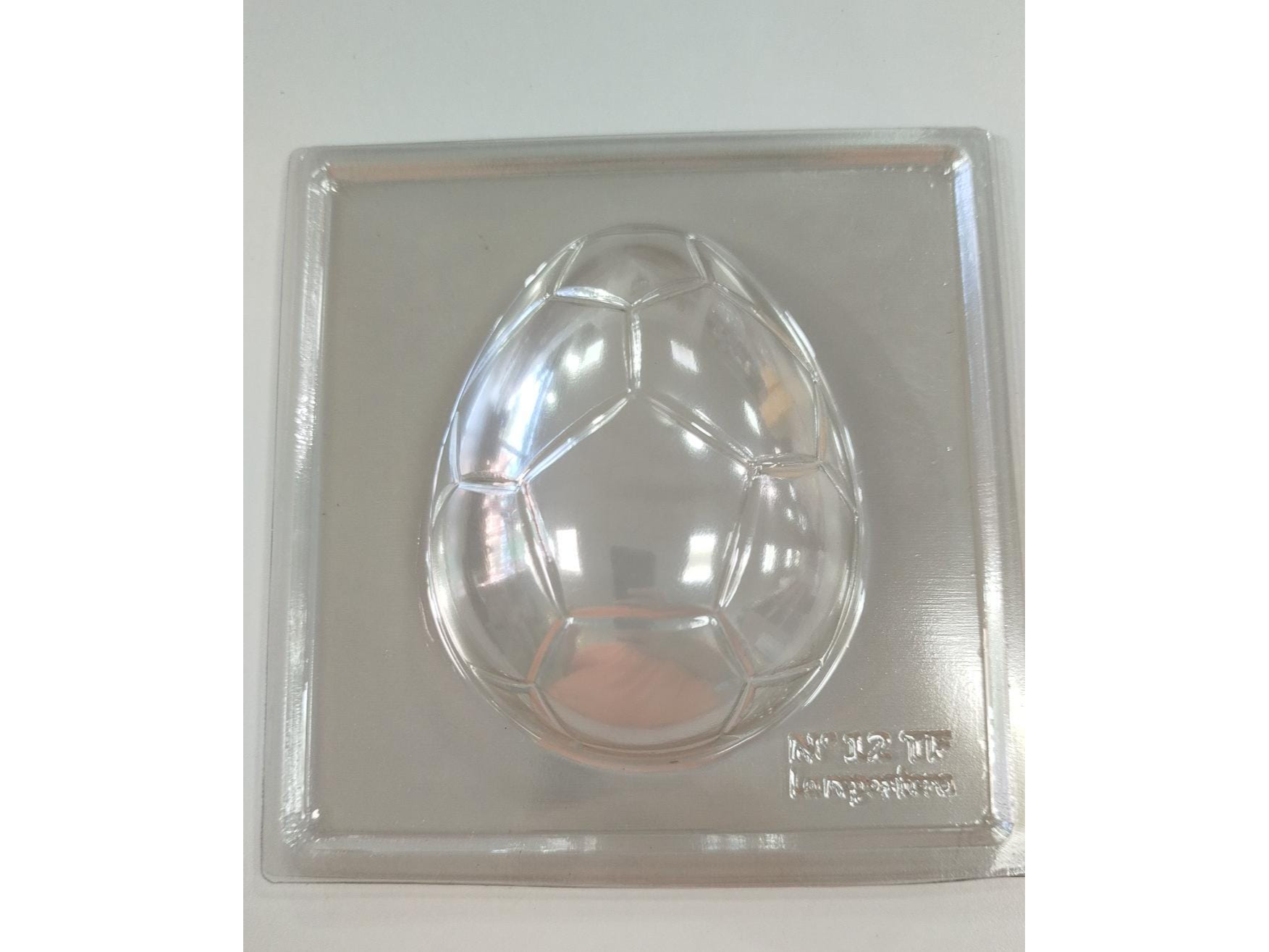 Placa de huevo texturizado de pelota