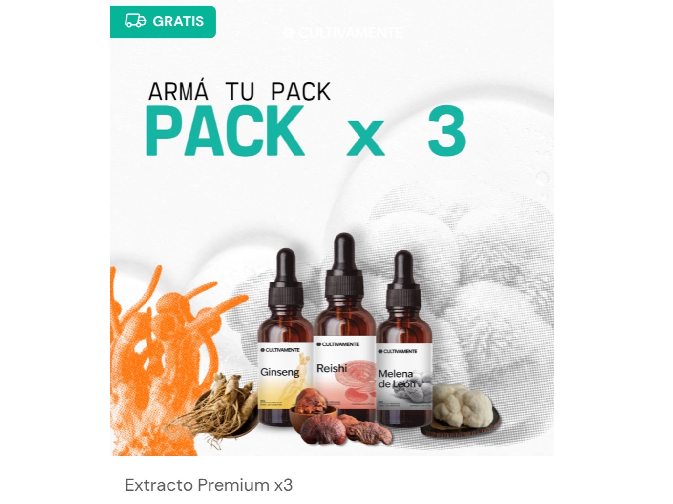 PACK x 3 de Cultivamente Cba