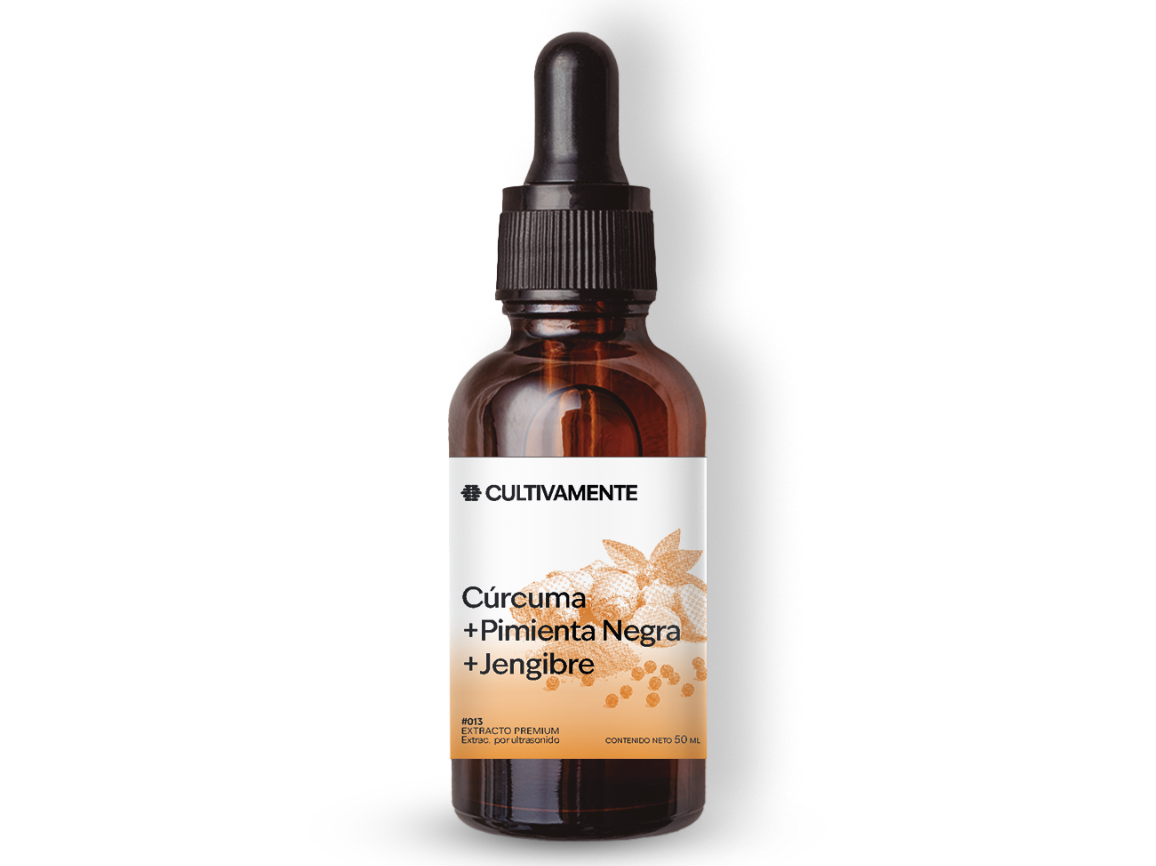 CÚRCUMA + PIMIENTA NEGRA + RHODIOLA + JENGIBRE