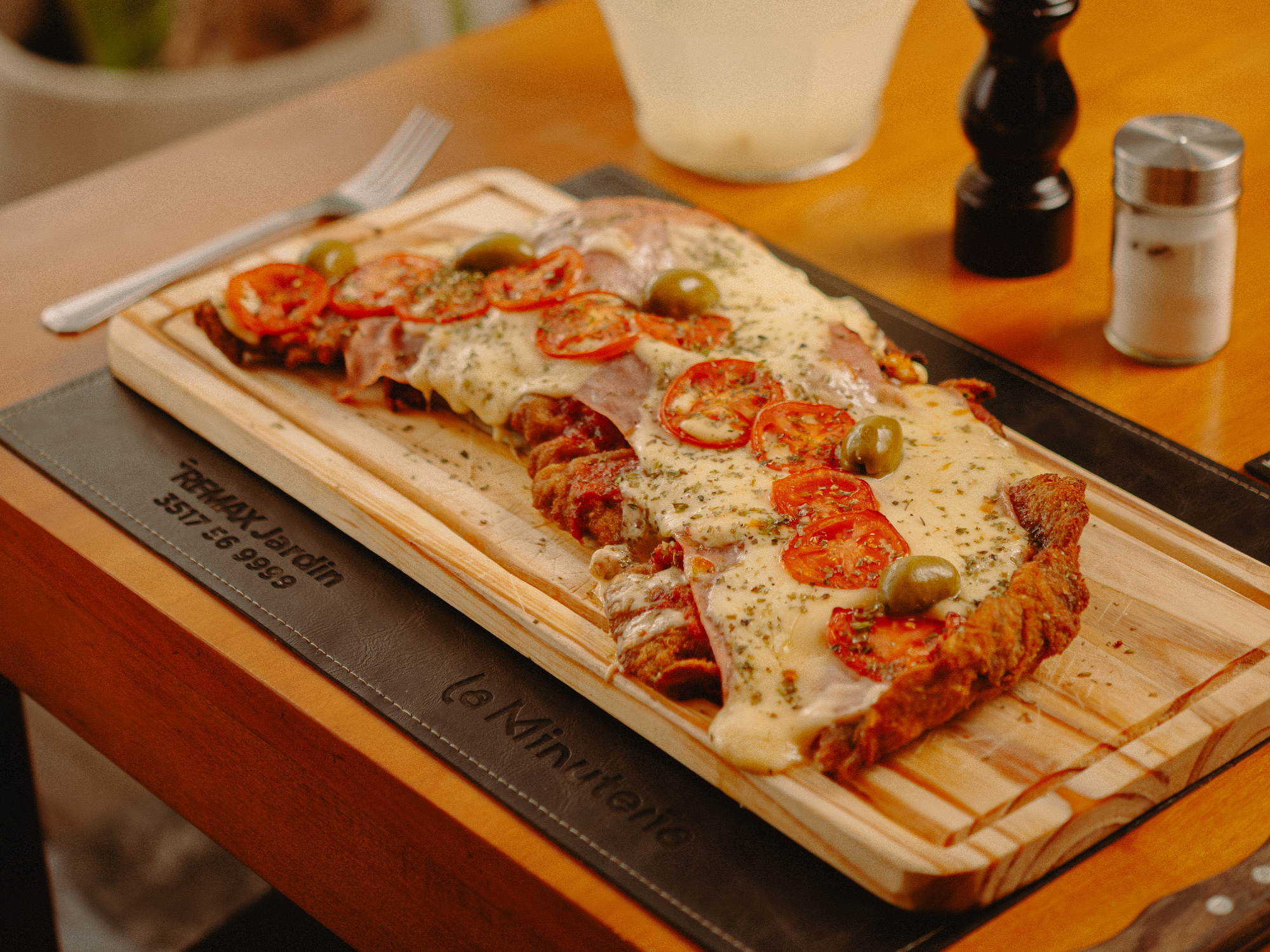 Milanesa a la napolitana con guarnición simple