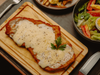 Milanesa a la suiza con guarnición simple