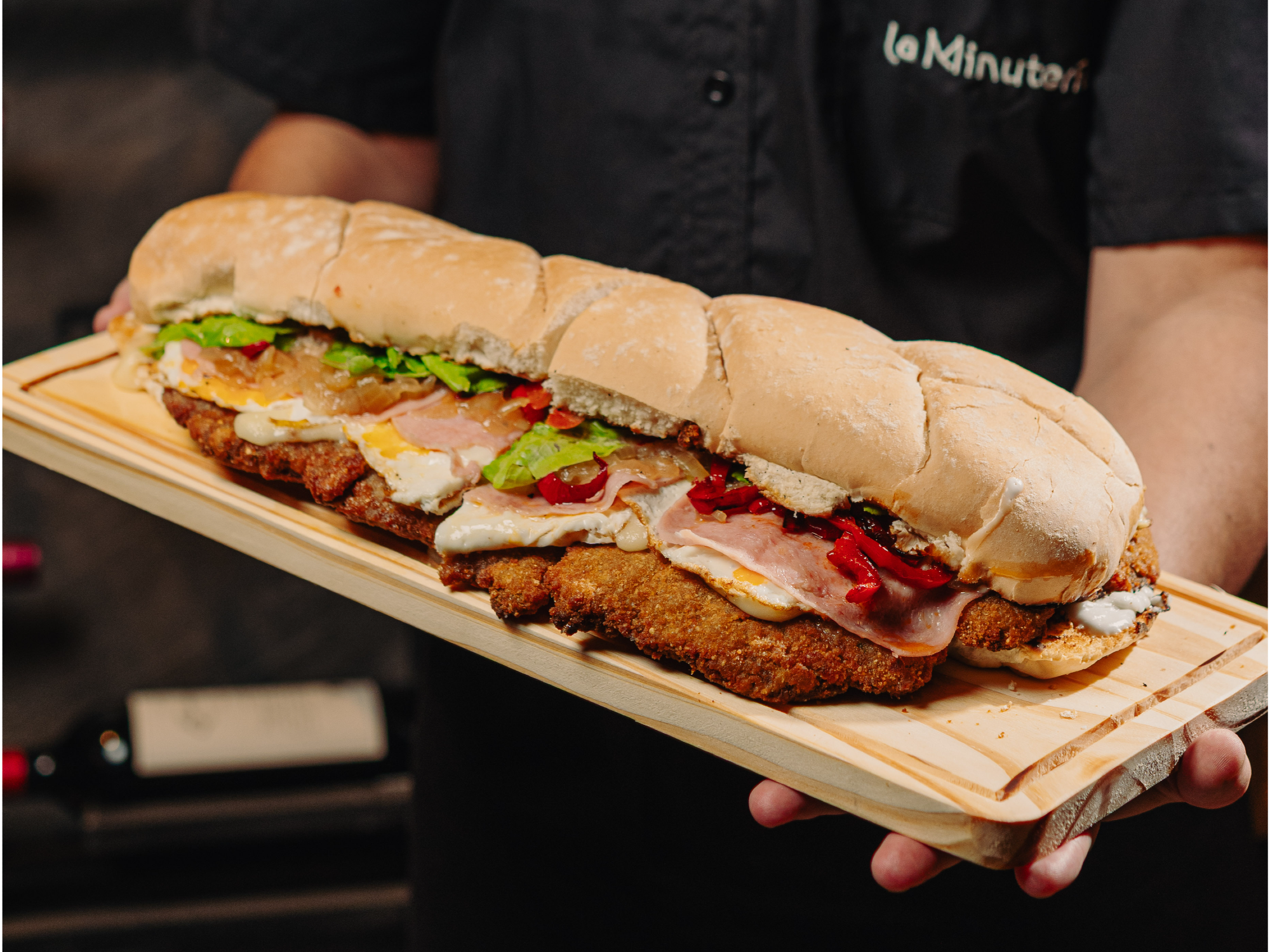 Sándwich de milanesa XL