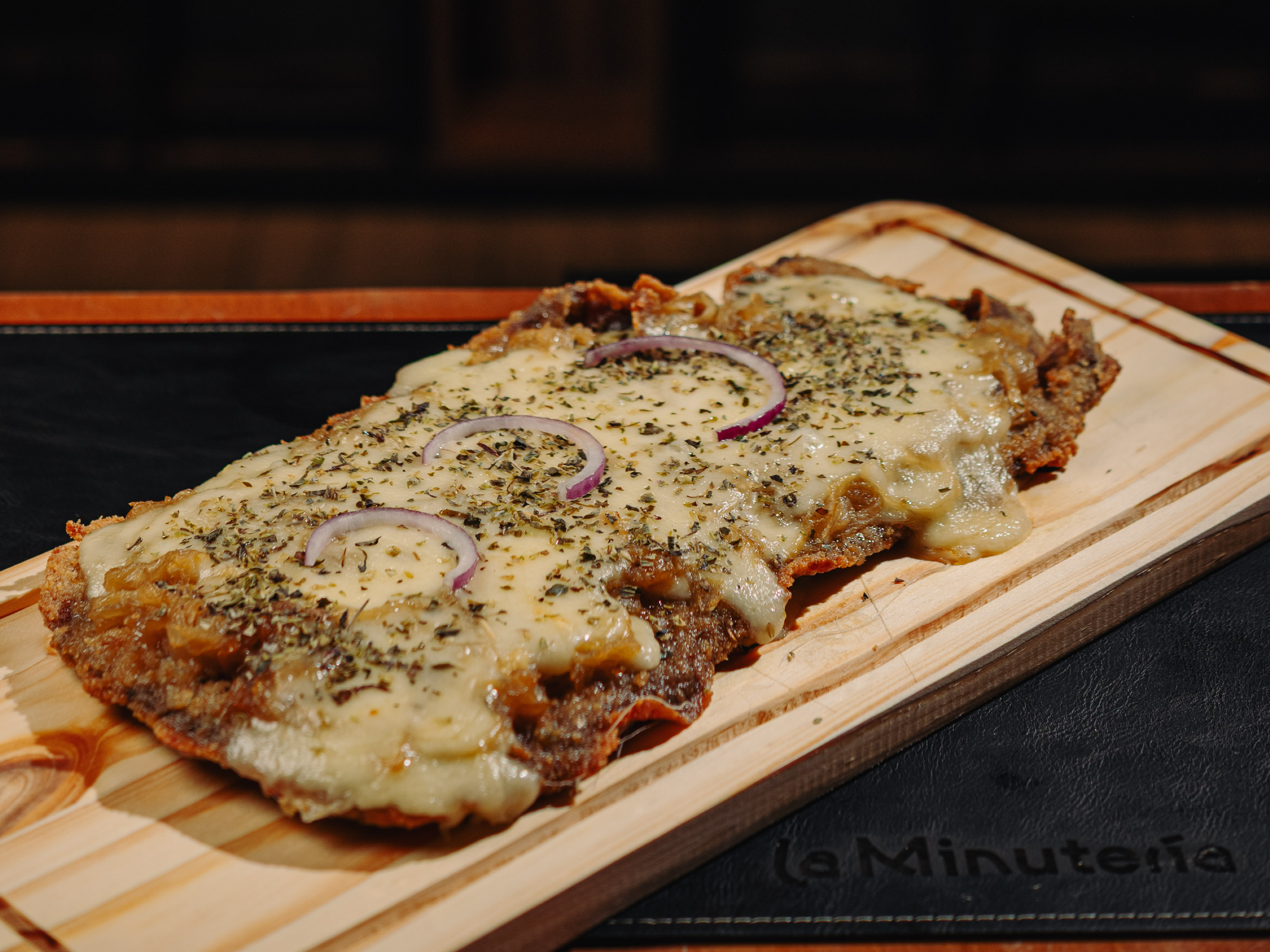 Milanesa fuggazeta con guarnición simple.