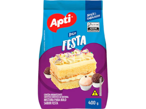 MISTURA PARA BOLO DE FESTA APTI 380G