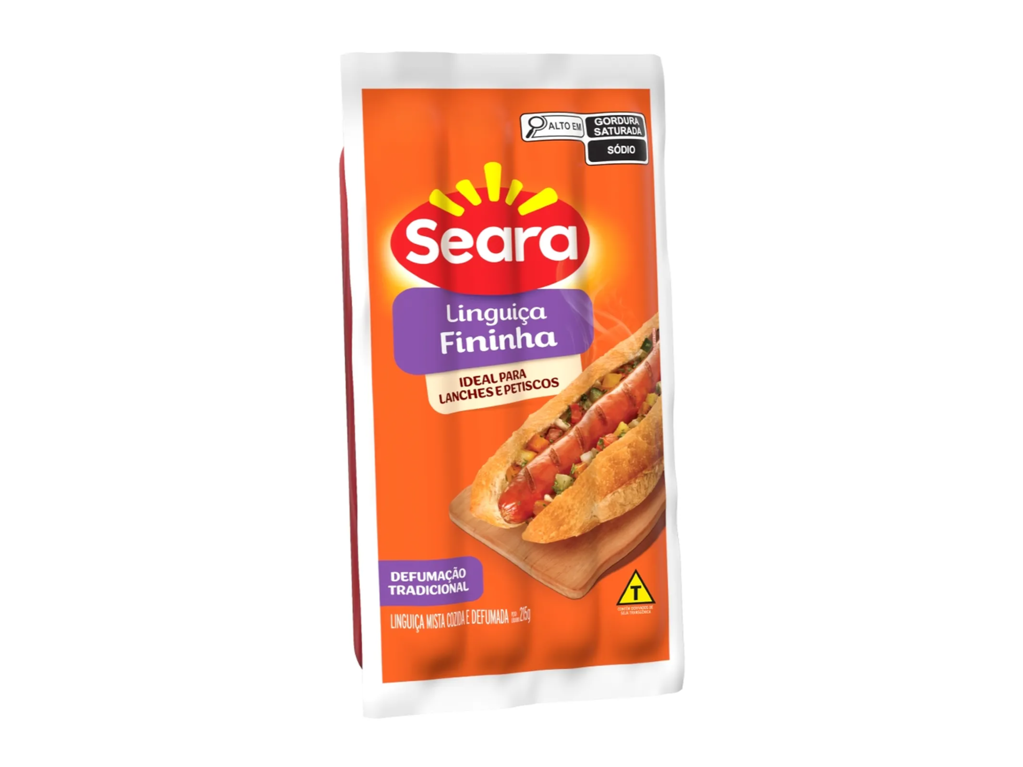 LINGUIÇA FININHA SEARA 215G (4 UNIDADES)