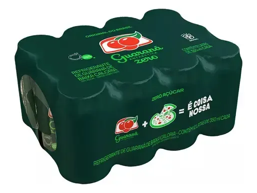 FARDO GUARANÁ ANTARCTICA ZERO LATA  350 ML  (12 UNIDADES)