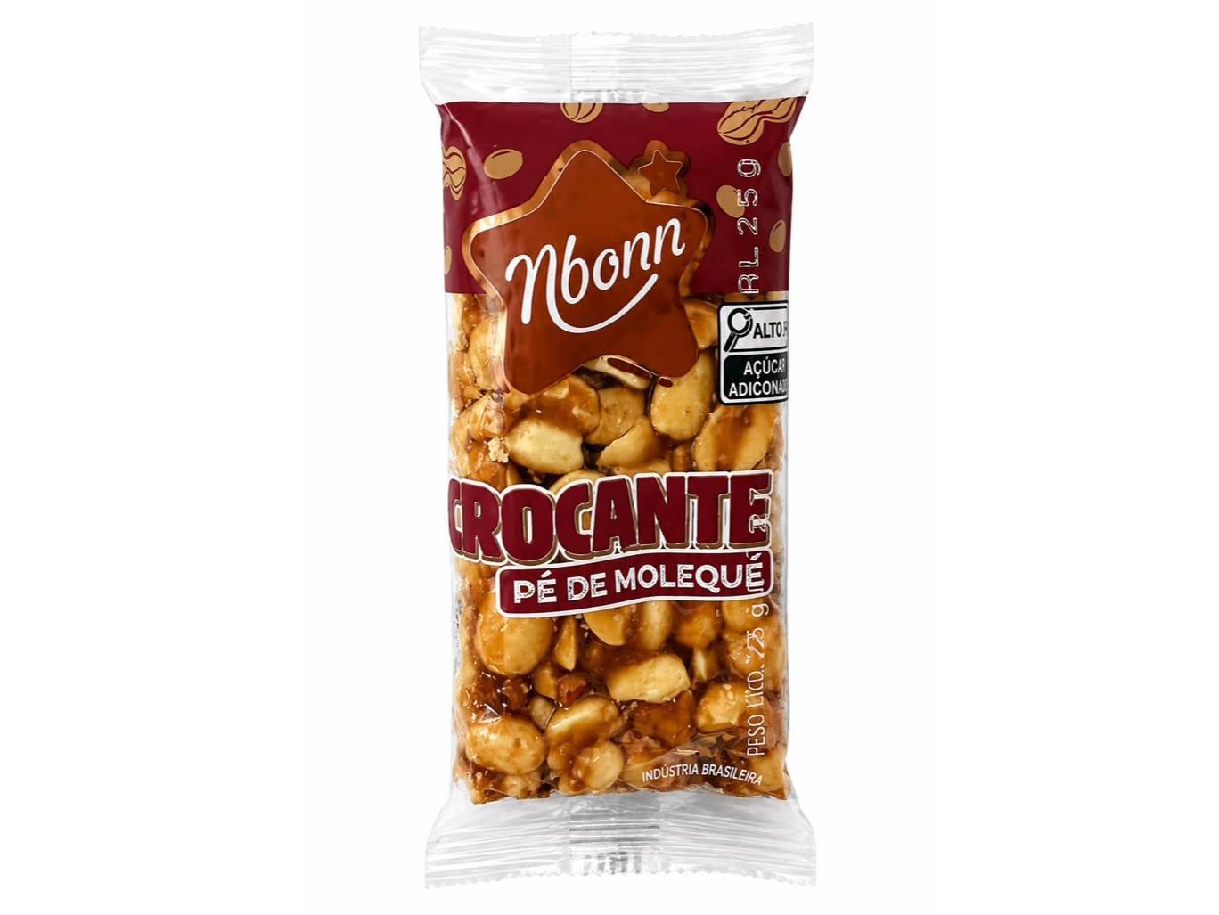 PÉ DE MOLEQUE CROCANTE NBONN 35G