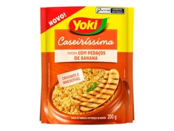 FAROFA COM PEDAÇOS DE BANANA YOKI CASEIRÍSSIMA 200G