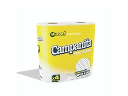 PAPEL HIGIÊNICO FOLHA SIMPLES CAMPANITA 4X30M