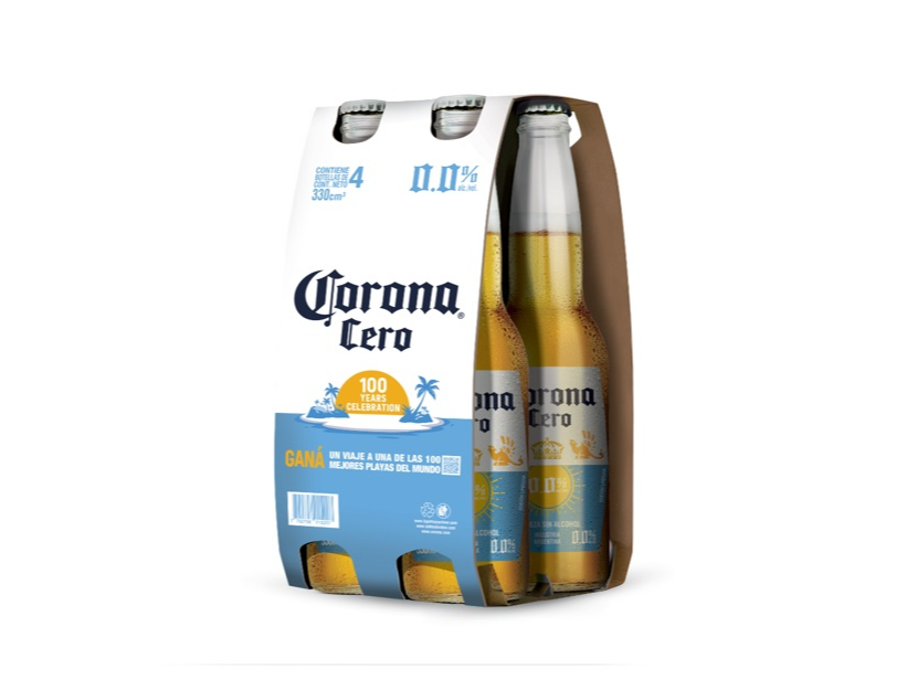 Sixpack Corona 330 sin alcohol (4u)
