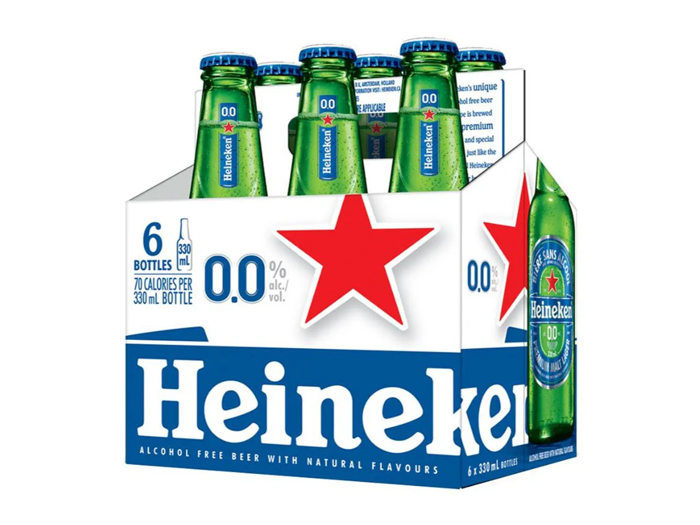 Sixpack Heineken 330 sin alcohol