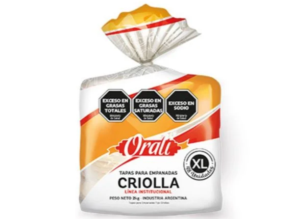 ORALI TAPAS TUBO XL CRIOLLAS