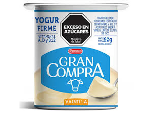 GRAN COMPRA YOGUR FIRMA X120GR