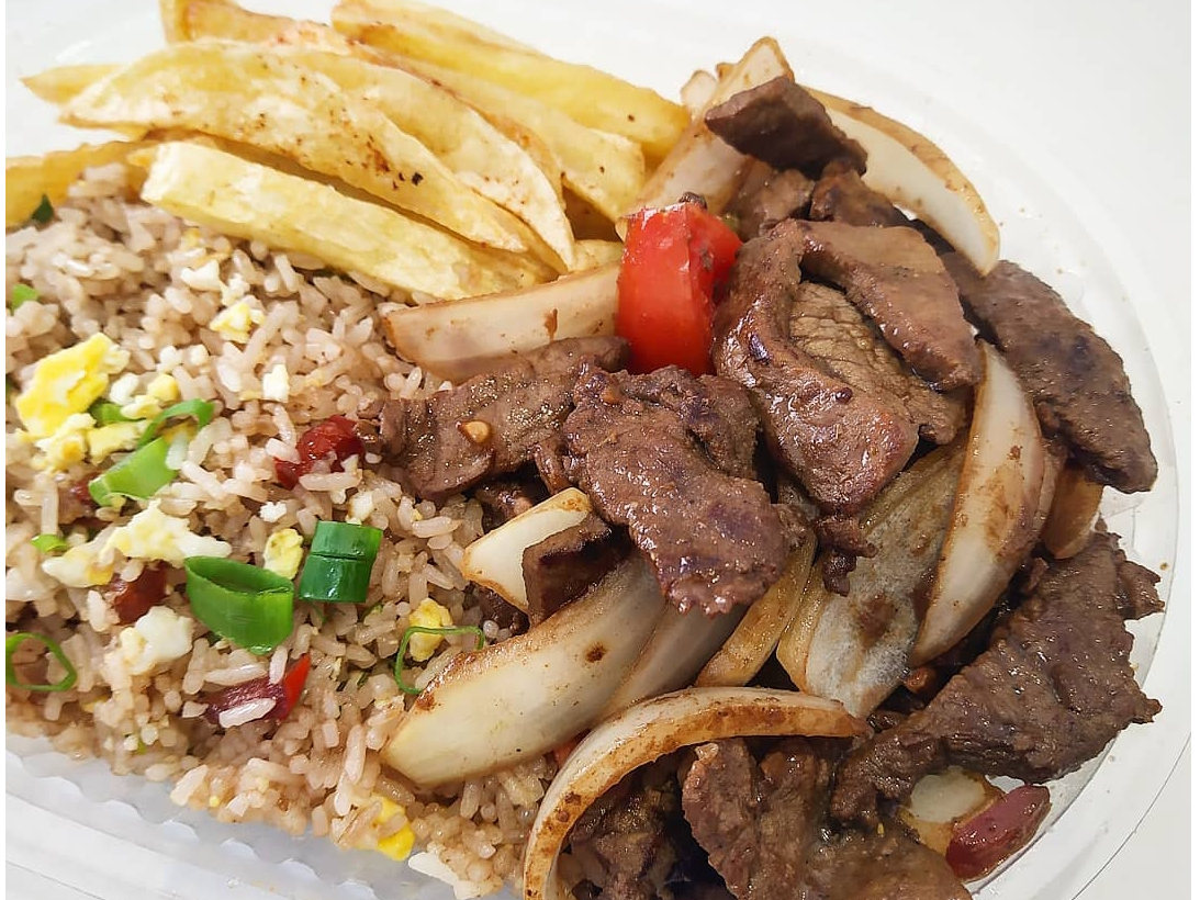 Saltado MIXTO con arroz blanco