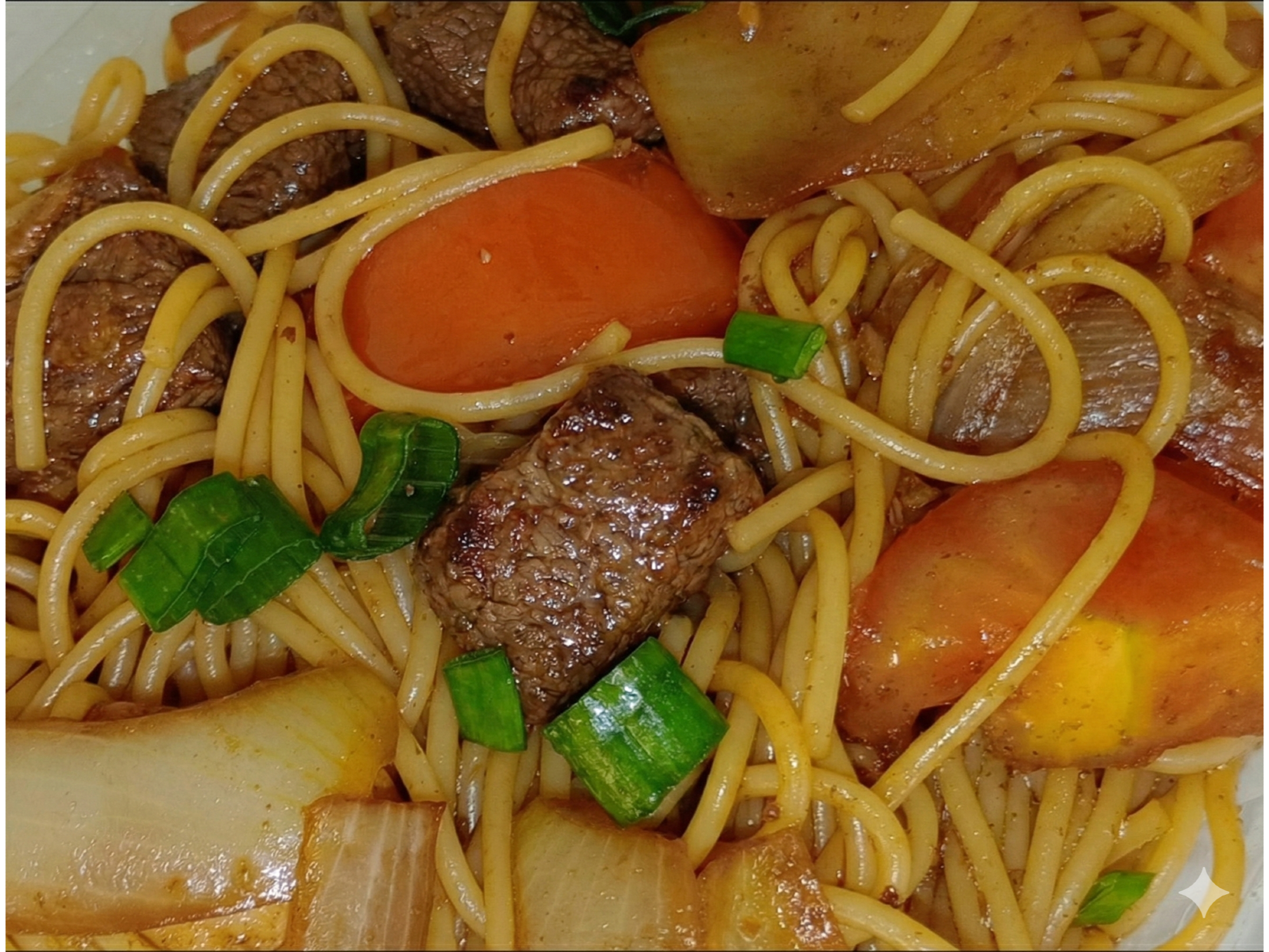 Tallarín Menú Carne