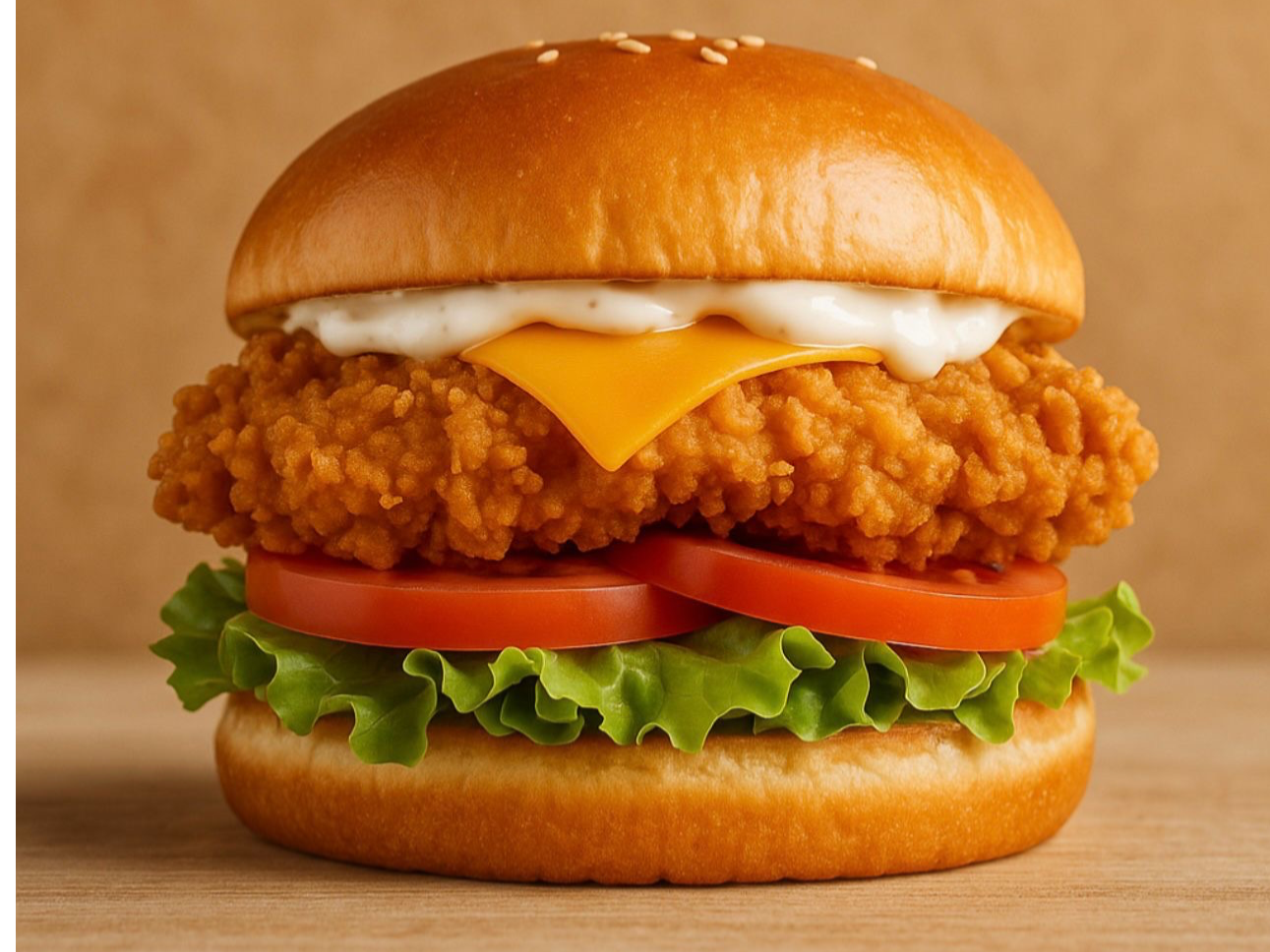 CRISPY CHICKEN BURGER