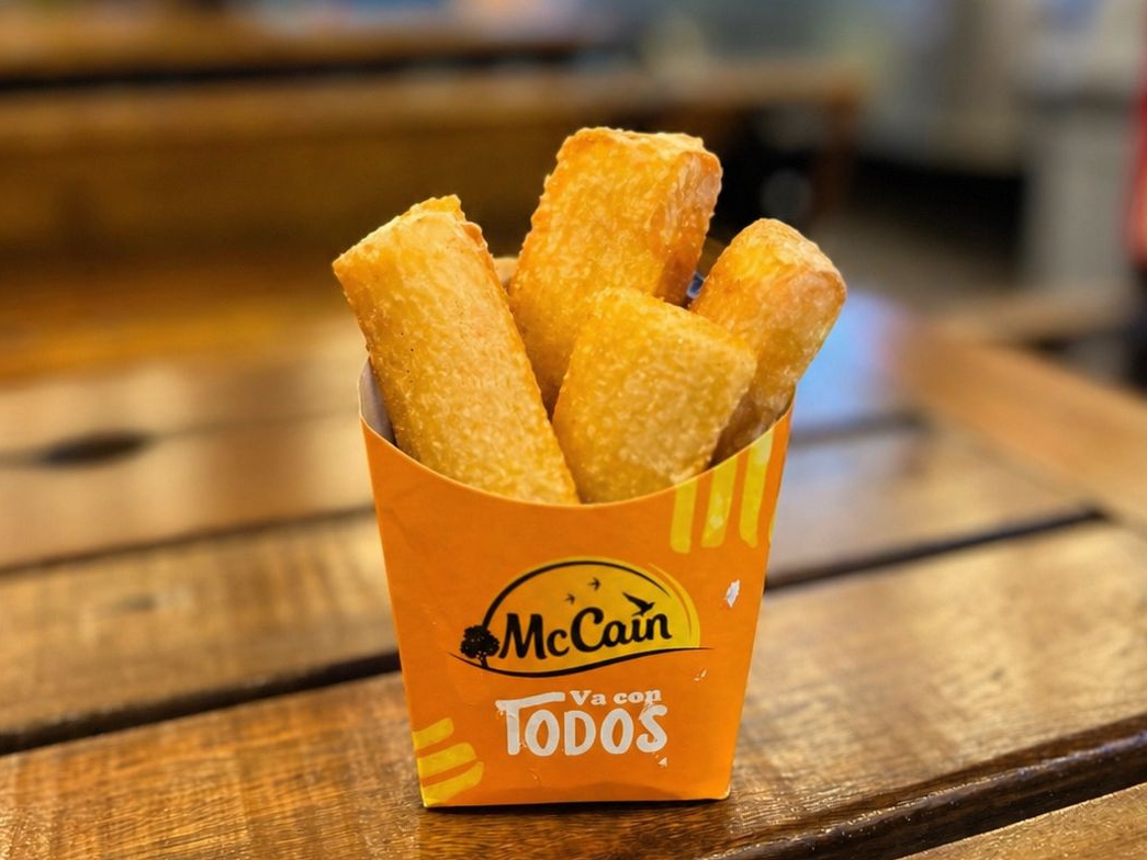 Mandioca frita cono simple